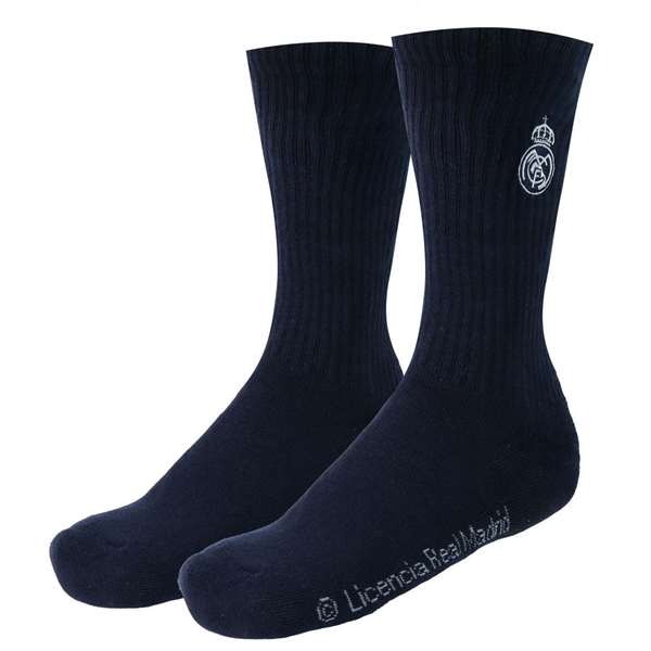Cerdá Pack de 2 paires de chaussettes Real Madrid - Taille unique - Bleu foncé