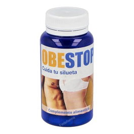 SALUDALKALINA - Obestop 60 Capsules Complément Alimentatoire Satiété Absorption Graisses Carb
