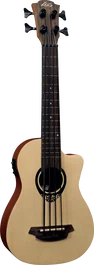 LAG Ukelele Tiki Uku Mini Bass Cutaway Électroacoustique