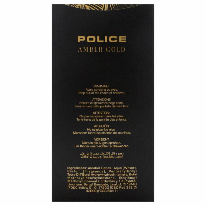 Parfum Femme Police Amber Gold EDT 100 ml