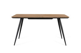 GINER Y COLOMER Table de salle à manger en bois de teca recyclé 150 cm
