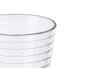 Vivalto Lot de 6 Verres Rayure Horizontale 280 ml Verre Transparent 27x9x16 cm (Set de 8)