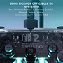 Turtle Beach Manette Gaming Afterglow RGB Filaire Transparente pour Nintendo Switch 2 - Compatible Switch et Switch OLED - Éclairage Personnalisable, Sticks Hall, Bouton GameChat