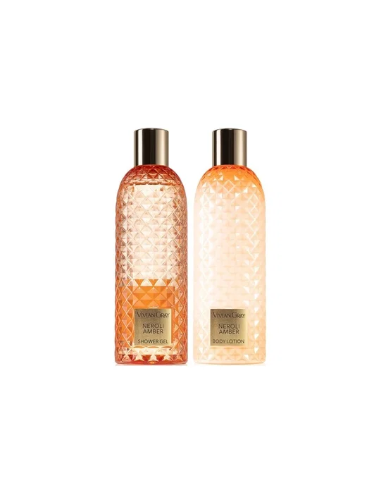 Vivian Gray Set Vivian Gray: Gemstone, Neroli & Amber avec Gel Douche et Lait Corporel