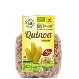 SOLNATURAL Penne de quinoa au lin biologique sans gluten 250 g