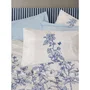 Parure de lit Bleu - 1 housse de couette 240 x 220 cm + 2 taies d'oreiller 60 x 60 cm - 100% coton renforcé