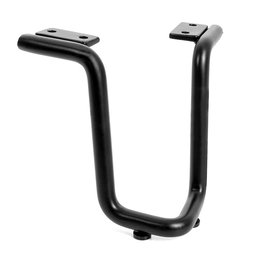 Q&Q Patte Métallique Vernice H100 - H120 Noir Mat Acier