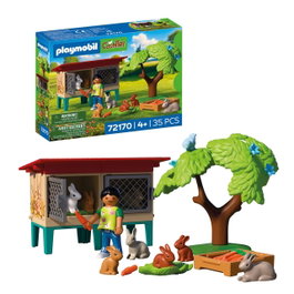 Playmobil Country 72170 Clapier à lapins et accessoires