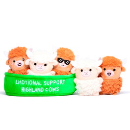 JUST PLAY Set peluches Vacas Emotional Support