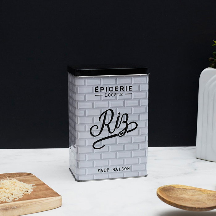 Home Deco Factory Bote Metal Riz Brooklyn