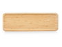 KINVARA Planche à découper rectangulaire en bambou pour apéritif 46x15 cm