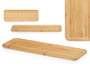 KINVARA Planche à découper rectangulaire en bambou pour apéritif 46x15 cm
