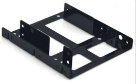 CoreParts Dual - Support pour Monter 2 Disques 2.5" HDD/SSD dans un Baie 3.5" - Rack de Fixation avec 12 Vis