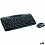 Logitech MK330 Noir Espagnol Qwerty (Lot de 4 Unités)