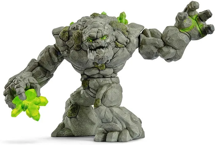 Schleich 70141 - Jouet Figurine Monstre de Pierre Eldrador, Bras Mobiles et Torse Rotatif, Détail Réaliste, Enfant 7 Ans et Plus