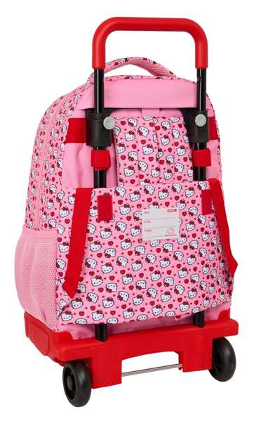 Safta Mochila Gde. c/ruedas compact extraible Hello Kitty 33x45x22cm