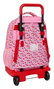 Safta Mochila Gde. c/ruedas compact extraible Hello Kitty 33x45x22cm