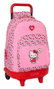 Safta Mochila Gde. c/ruedas compact extraible Hello Kitty 33x45x22cm