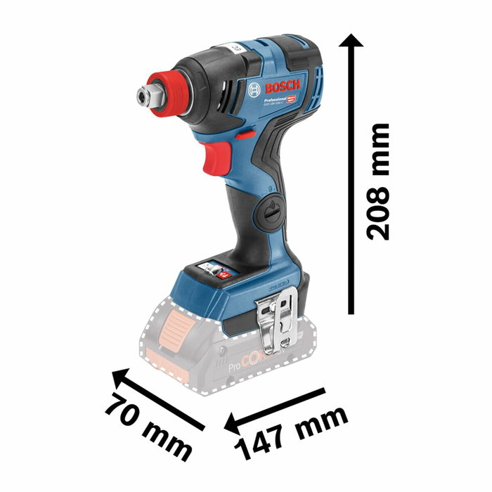 Bosch Professional Combo Kit 2 Outils 18V : GDX 18V-200 + GSB 18V-55 avec 2x4,0Ah et Chargeur GAL 18V-40