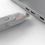 Lindy Clé de sécurité pour bloqueur de port USB Type A, orange - Compatible uniquement avec le bloqueur de couleur correspondante