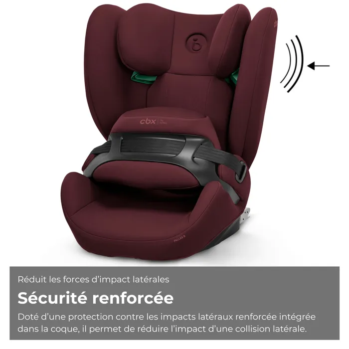 Cybex Siège Auto Pallas B i-Size CBX, 76-150 cm (9-50 kg) 15 Mois-12 Ans, Rumba Red - Dark Red Cybex Siège Auto Pallas B i-Size CBX, 76-150 cm (9-50 kg) 15 Mois-12 Ans, Rumba Red - Dark Red