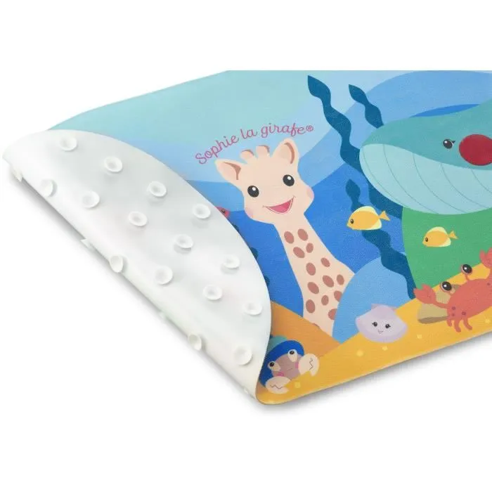 Sophie La Girafe - Tapis de bain Sophie la girafe pour bébé, antidérapant, coloré et doux