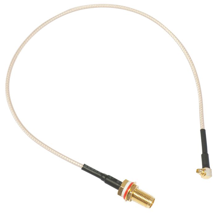 MikroTik MMCX vers RP-SMA, 260 mm, câble pigtail pour interface sans fil BaseBox2/BaseBox5 MikroTik MMCX vers RP-SMA, 260 mm, câble pigtail pour interface sans fil BaseBox2/BaseBox5