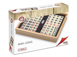 Cayro Jeu de Mahjong en bois FSC avec multi-langues (Espagnol, Anglais, Français, Italien, Portugais, Allemand) - Recommandé à partir de 8 ans