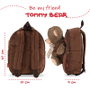 PERLETTI Sac à dos avec peluche ours Tommy 26x21x8 cm