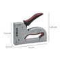 WOLFPACK LINEA PROFESIONAL Grapadora Metal Regulable Plus N3 4/14mm