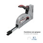 WOLFPACK LINEA PROFESIONAL Grapadora Metal Regulable Plus N3 4/14mm