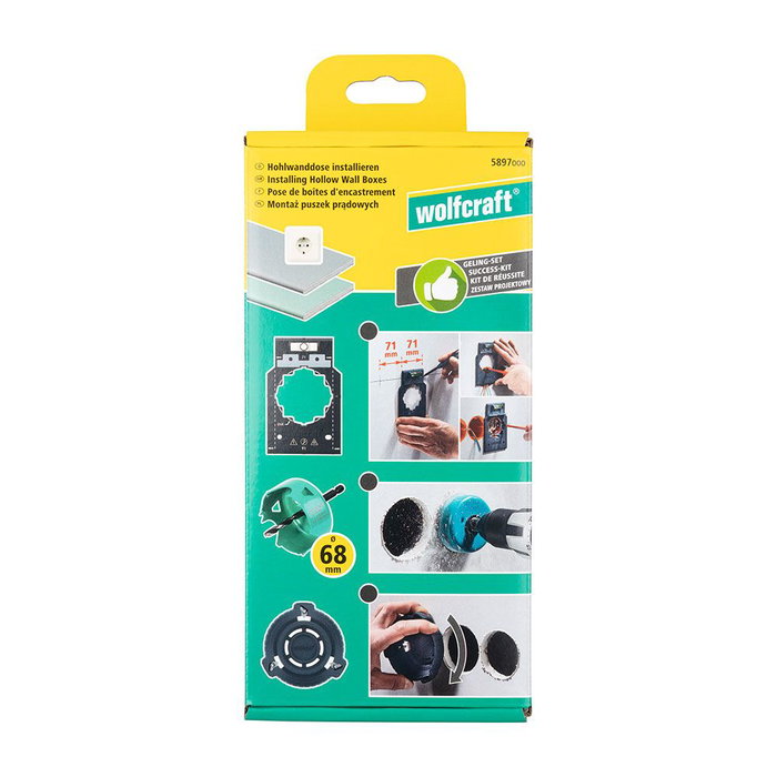 Kit d'installation Wolfcraft 5897000 Boîte de jonction