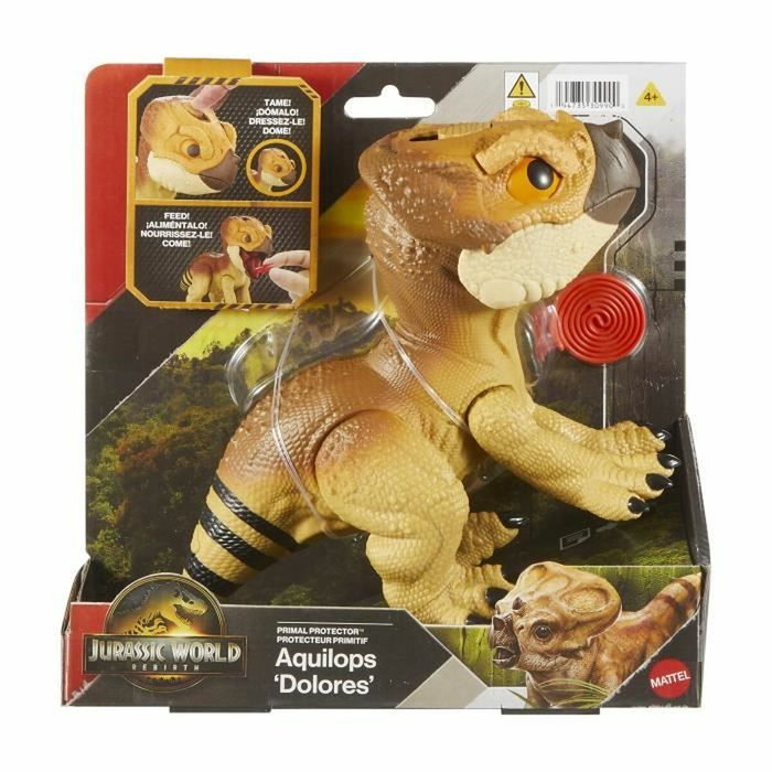 Mattel Jurassic World - Figurine Aquilops Dolores Interactive