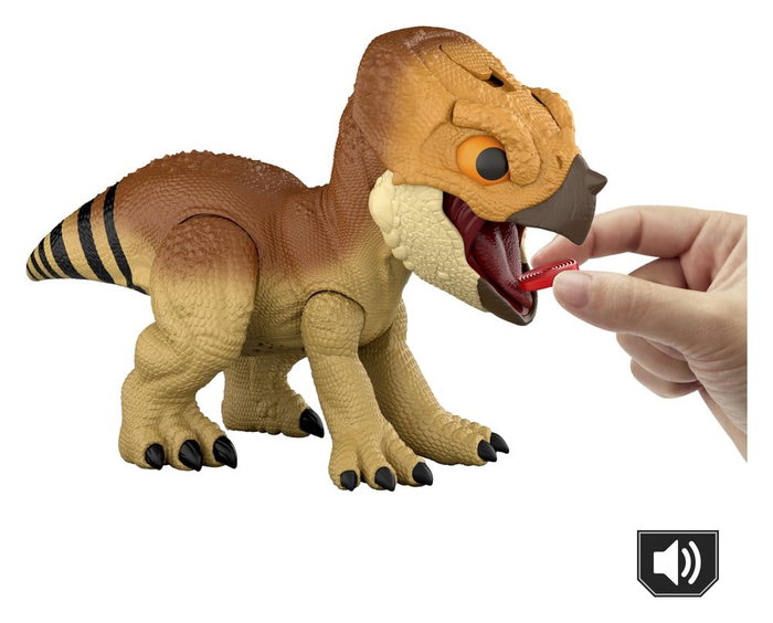 Mattel Jurassic World - Figurine Aquilops Dolores Interactive
