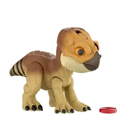 Jurassic World - Figurine interactive à apprivoiser Aquilops JGC01 - Dinosaure avec modes attaque et protection - À partir de 4 ans