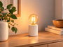 GIFTDECOR Lampe LED Base Rayas Bleu