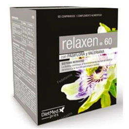 Dietmed Relaxen 60 comprimés - Complément alimentaire relaxation, valériane, passiflore, biotine