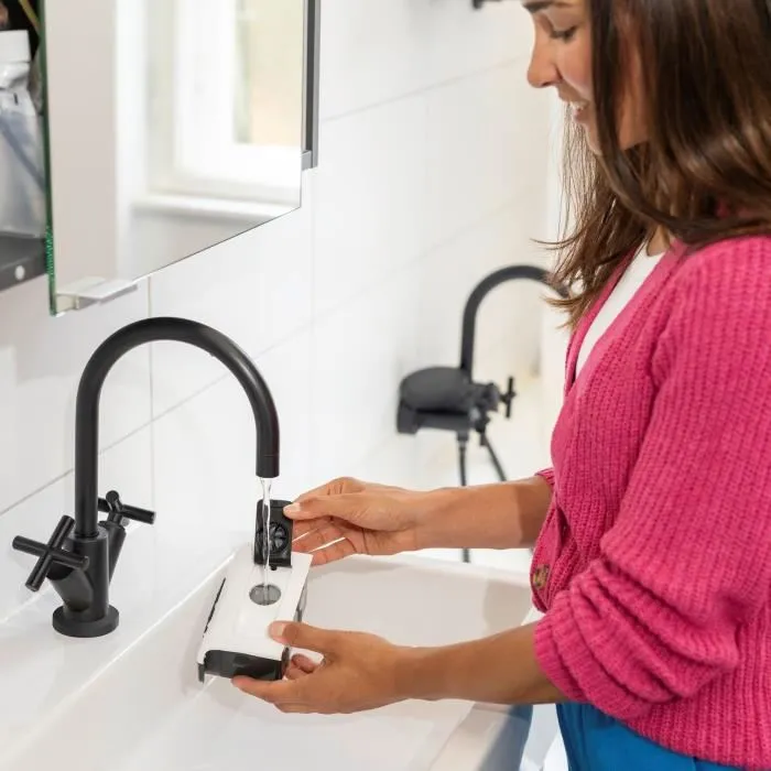 Karcher SC 1 Upright Easy Fix - Balai vapeur vertical blanc avec système Easy Fix