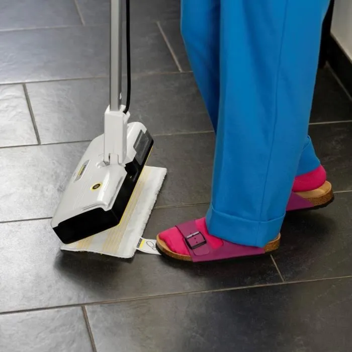 Karcher SC 1 Upright Easy Fix - Balai vapeur vertical blanc avec système Easy Fix