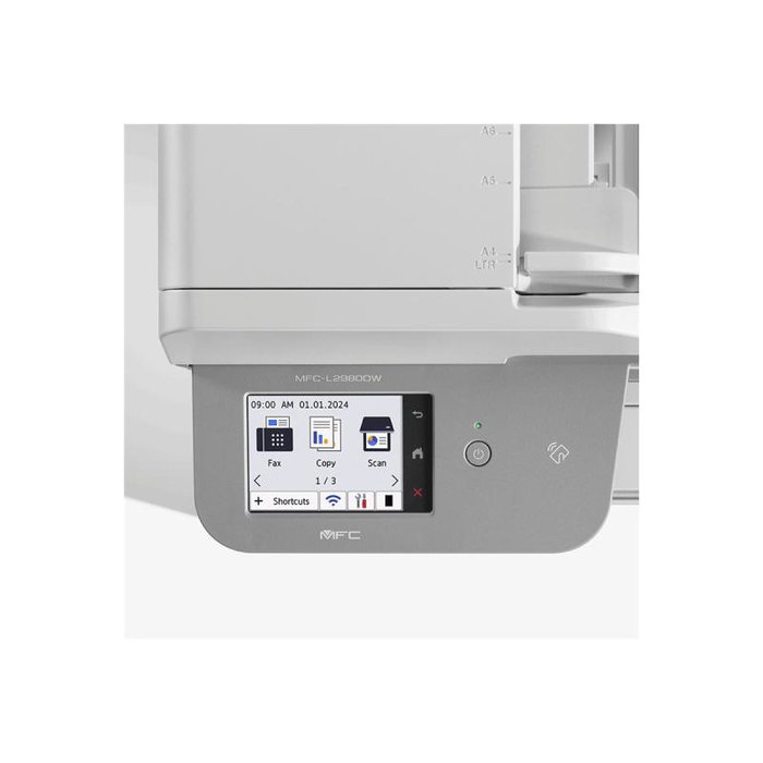 Brother MFCL2980DWRE1 - MFC-L2980DW, Imprimante Multifonction Laser Noir et Blanc avec Connectivité USB et Réseau