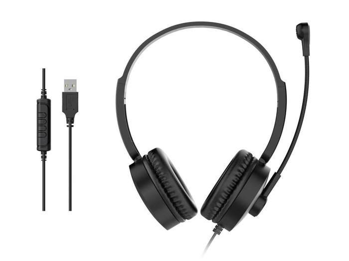 Equip Auriculares USB 245301 Noir Equip Auriculares USB 245301 Noir
