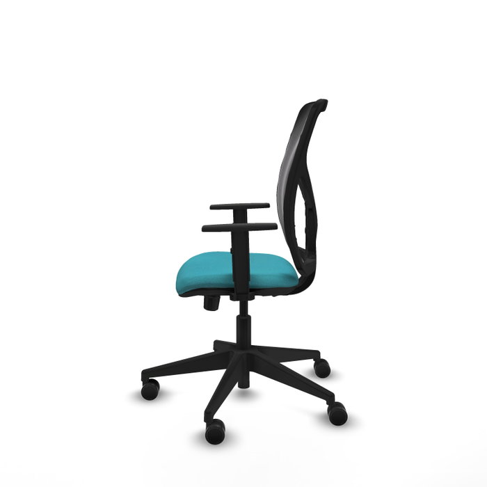 PIQUERAS Y CRESPO Chaise Motilla Synchrone/Traslack Turquoise/Noir