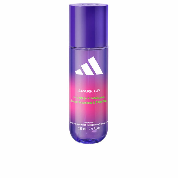 Adidas Vibes Spark Up Brume Parfumée Cheveux et Corps 236 ml Adidas Vibes Spark Up Brume Parfumée Cheveux et Corps 236 ml