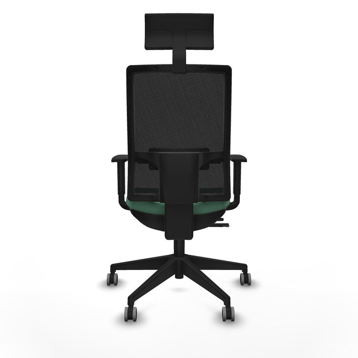 Chaise de Bureau avec Appui-tête Piqueras y Crespo 1D066G1 Vert émeraude