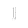 Lampe Suspendue "Brooke" SKD-P039-W Blanche Métal/PVC Style Rétro Industriel