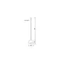 Lampe Suspendue "Brooke" SKD-P039-W Blanche Métal/PVC Style Rétro Industriel