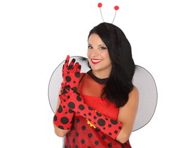 Gants de coccinelle colorés pour déguisement