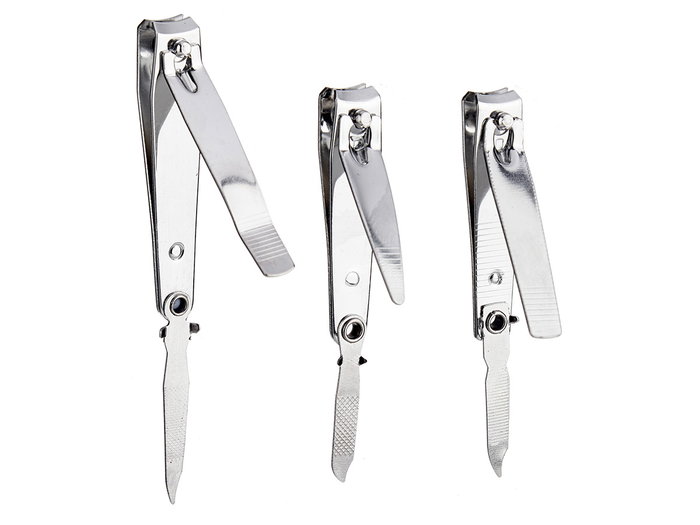 BERILO Set de 3 coupe-ongles couleur Plata