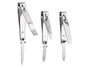 BERILO Set de 3 coupe-ongles couleur Plata