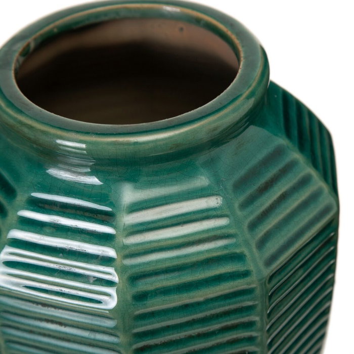 BigBuy Garden Cache-pot en Céramique Bleu foncé BigBuy Garden Cache-pot en Céramique Bleu foncé
